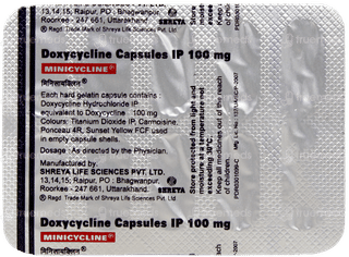 Minicycline Capsule 10